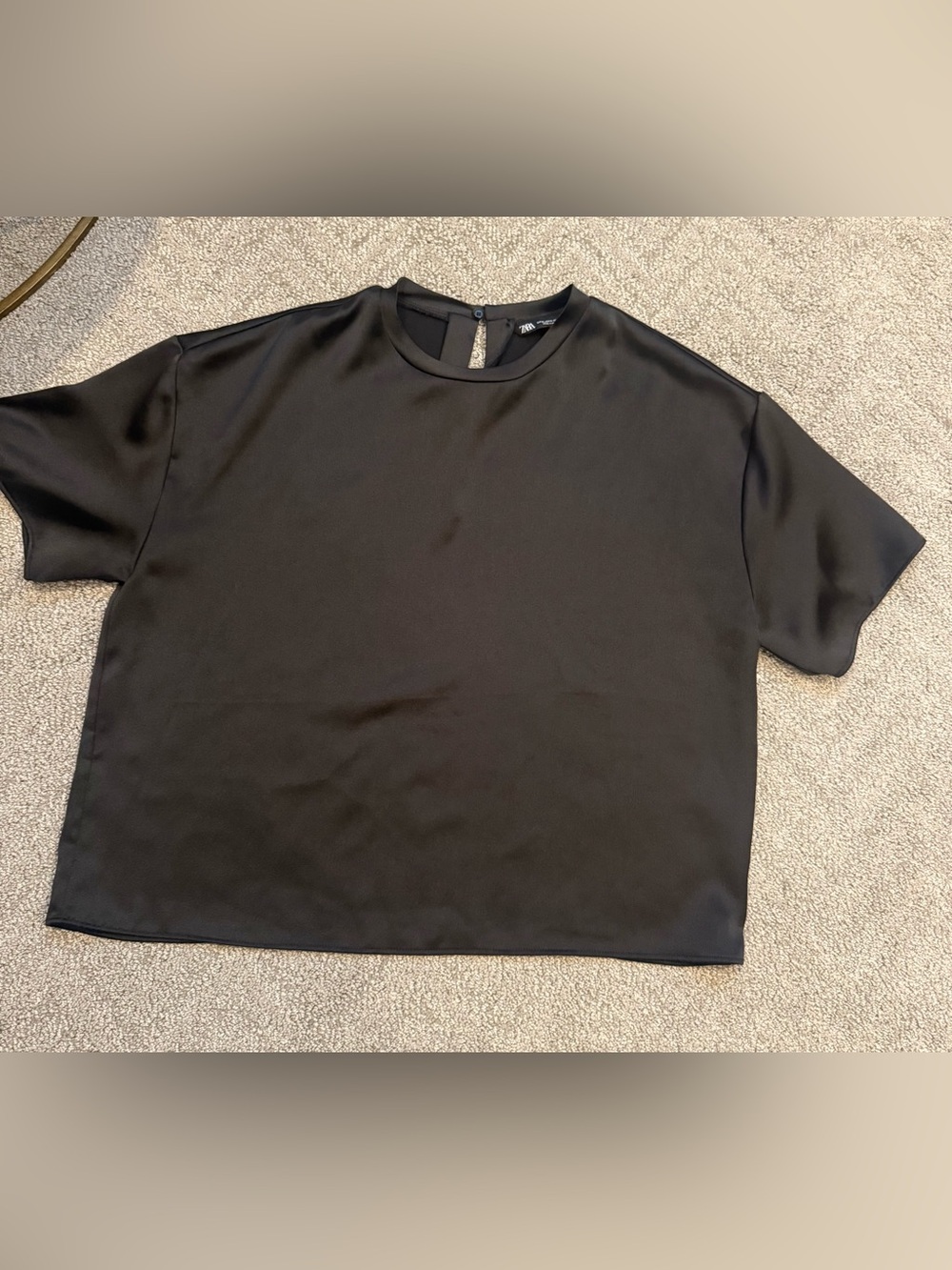 Zara satin blouse